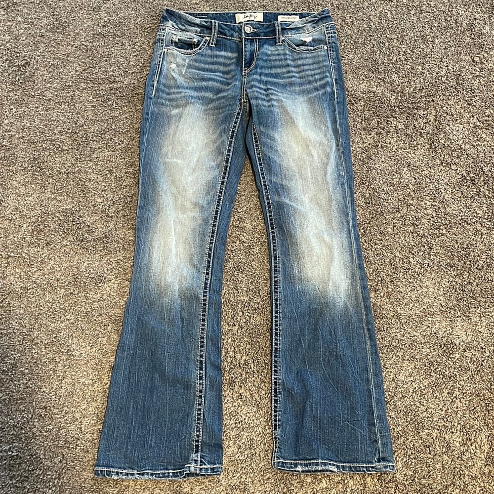 Womens Daytrip Virgo Boot Cut Jeans, size 26R